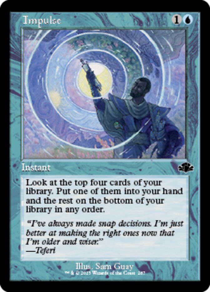 Impulse (Retro) [Dominaria Remastered] | Local Legends