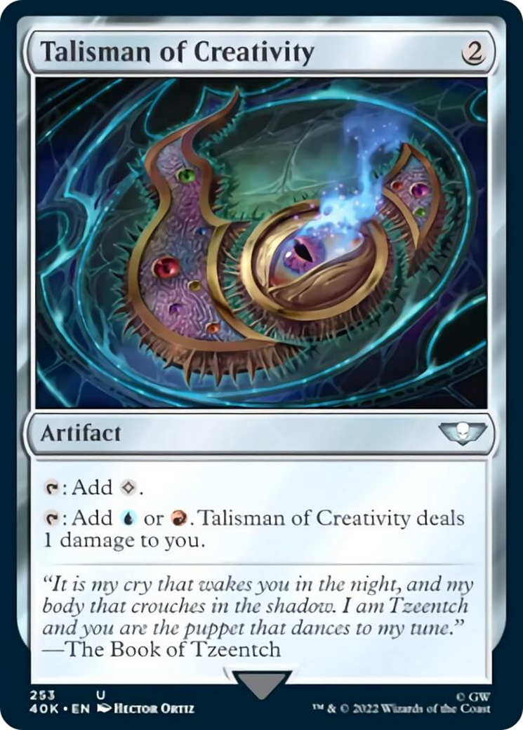 Talisman of Creativity (Surge Foil) [Universes Beyond: Warhammer 40,000] | Local Legends