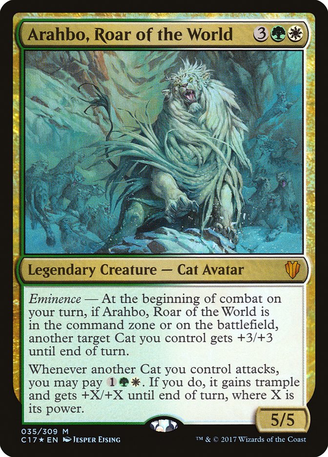 Arahbo, Roar of the World [Commander 2017] | Golgari Games