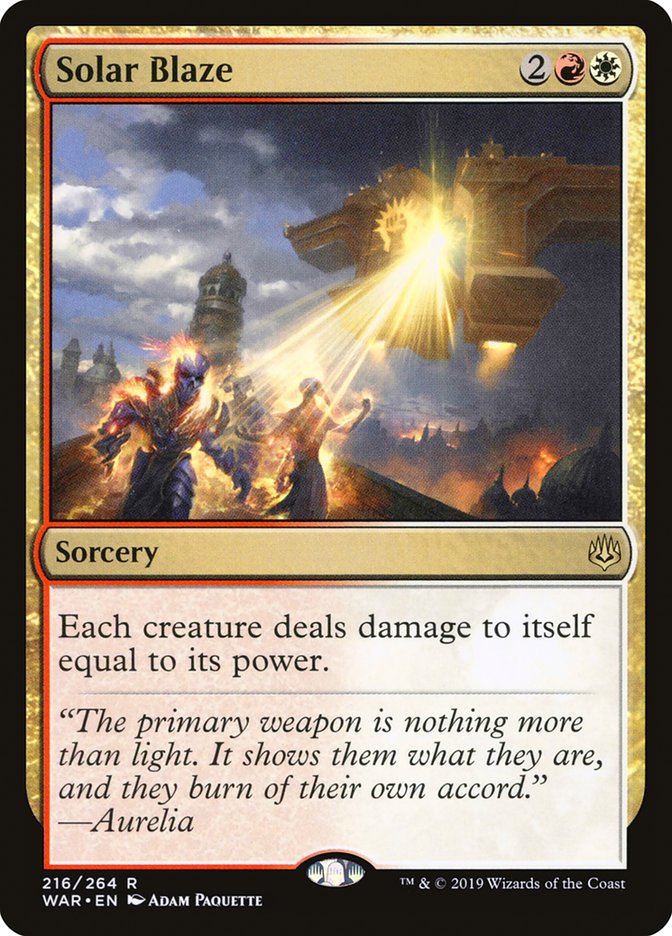 Solar Blaze [War of the Spark] | Local Legends