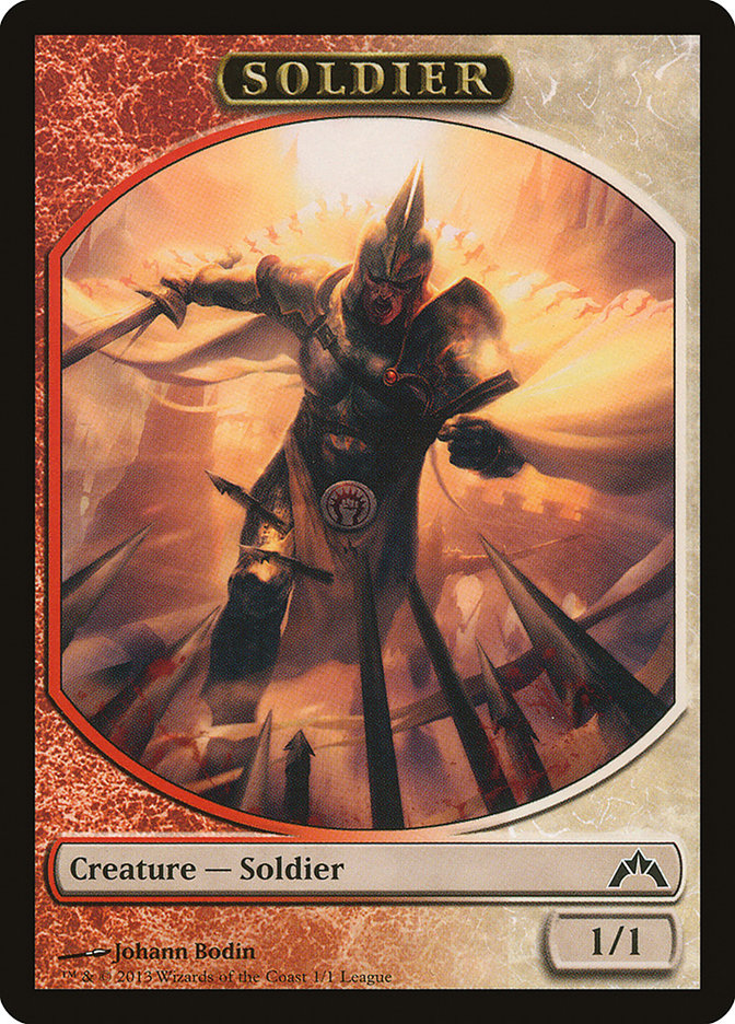 Soldier Token (Johann Bodin) [League Tokens 2013] | Local Legends