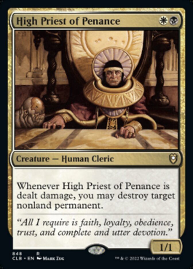 High Priest of Penance [Commander Legends: Battle for Baldur's Gate] | Golgari Games