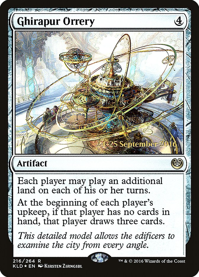 Ghirapur Orrery [Kaladesh Prerelease Promos] | Golgari Games