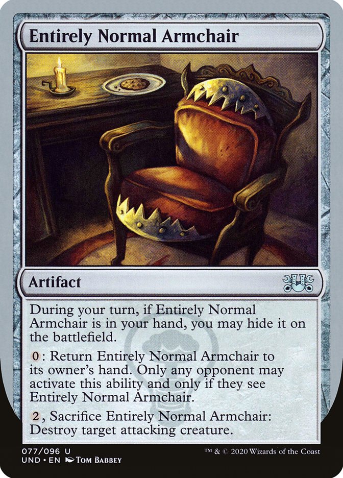 Entirely Normal Armchair [Unsanctioned] | Local Legends