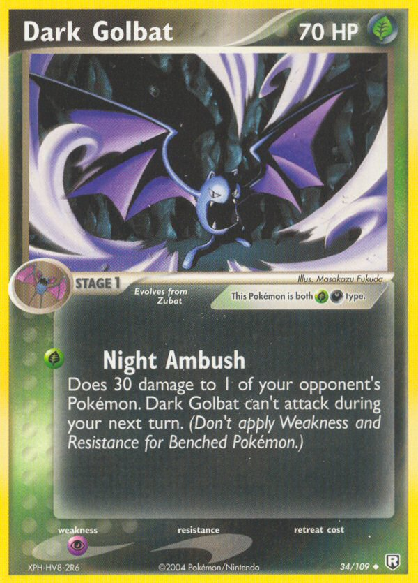 Dark Golbat (34/109) [EX: Team Rocket Returns] | Golgari Games