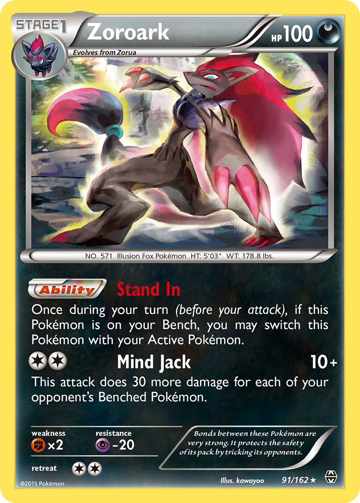 Zoroark (91/162) [XY: BREAKthrough] | Golgari Games