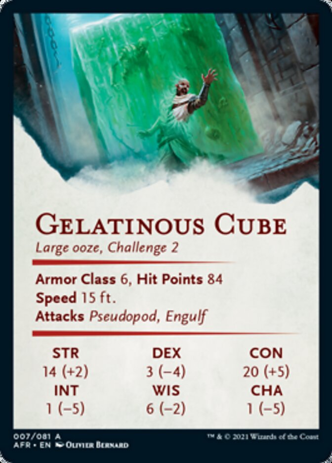 Gelatinous Cube Art Card [Dungeons & Dragons: Adventures in the Forgotten Realms Art Series] | Local Legends