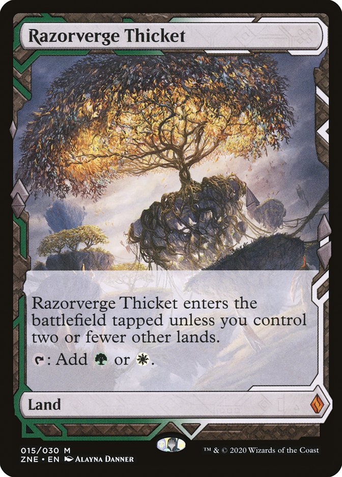 Razorverge Thicket (Expeditions) [Zendikar Rising Expeditions] | Golgari Games