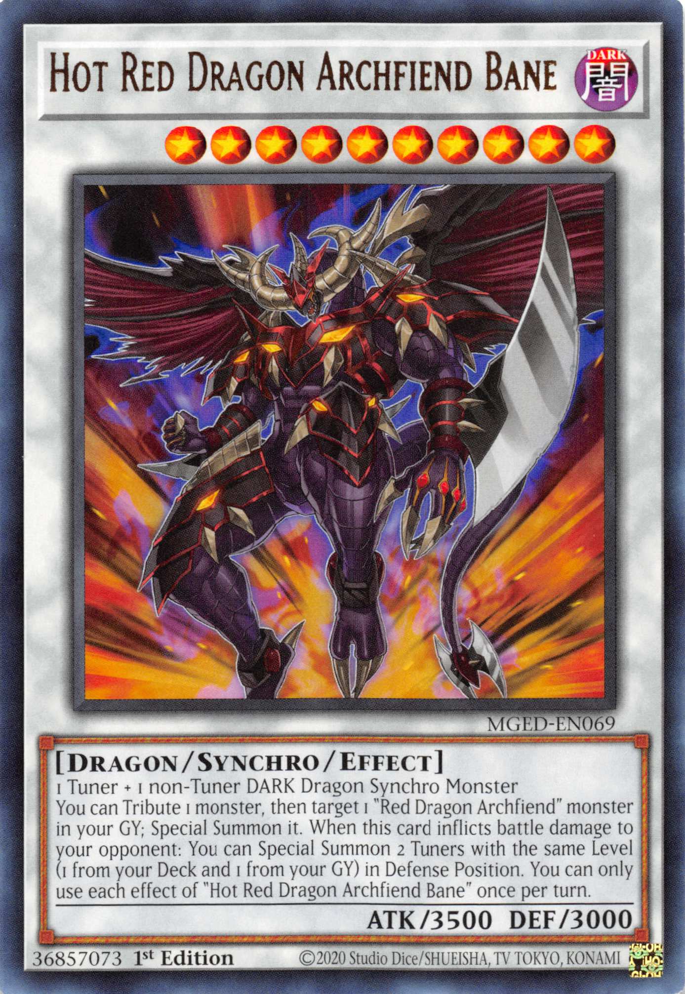 Hot Red Dragon Archfiend Bane [MGED-EN069] Rare | Golgari Games