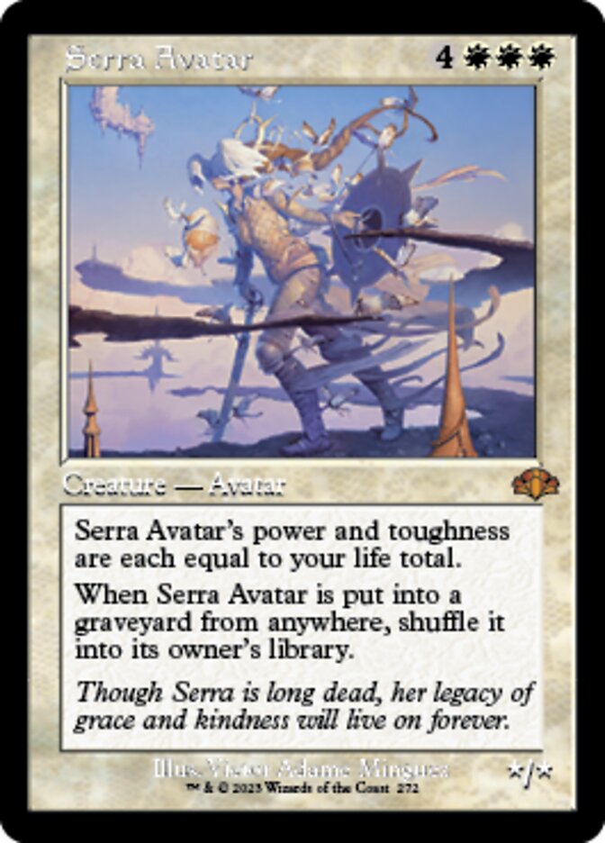 Serra Avatar (Retro) [Dominaria Remastered] | Local Legends