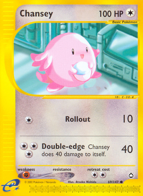 Chansey (69/147) [Aquapolis] | Golgari Games