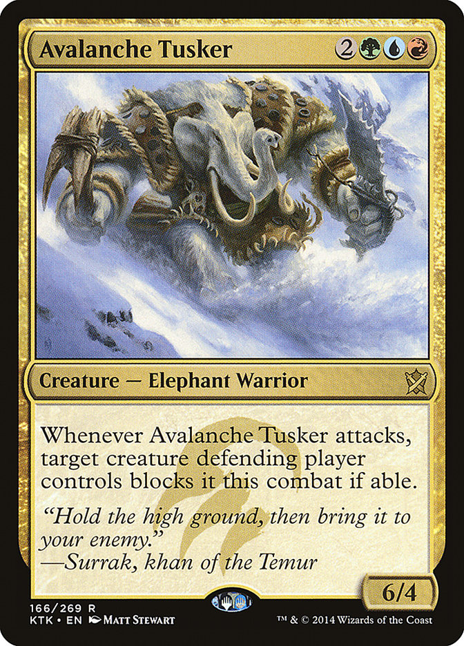 Avalanche Tusker [Khans of Tarkir] | Golgari Games