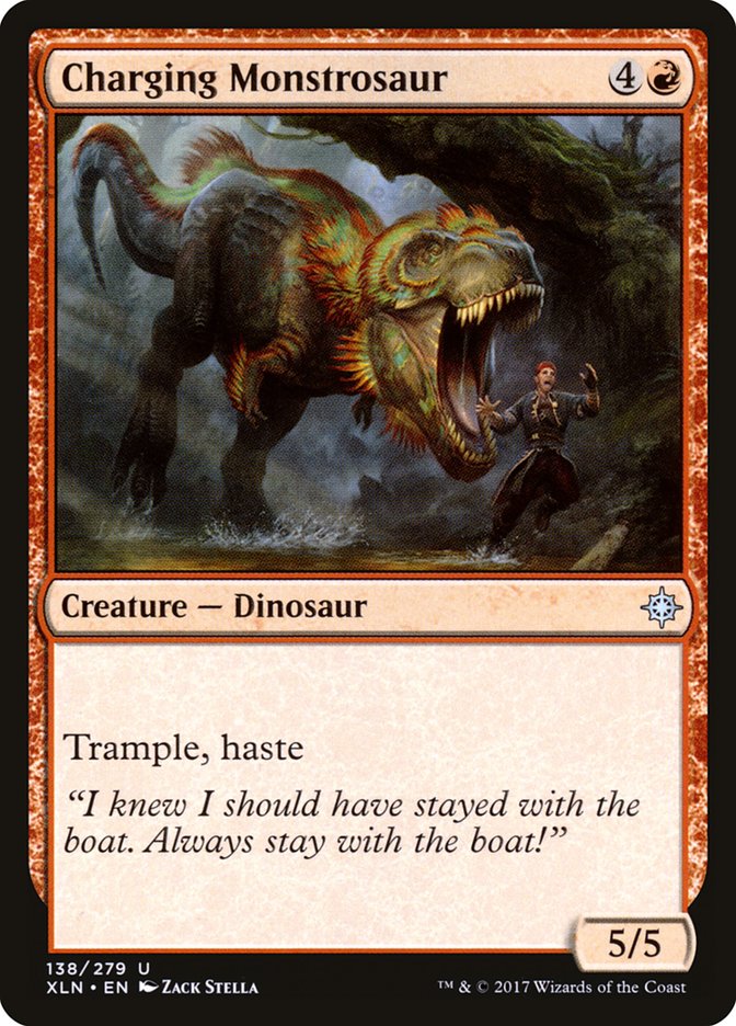 Charging Monstrosaur [Ixalan] | Golgari Games