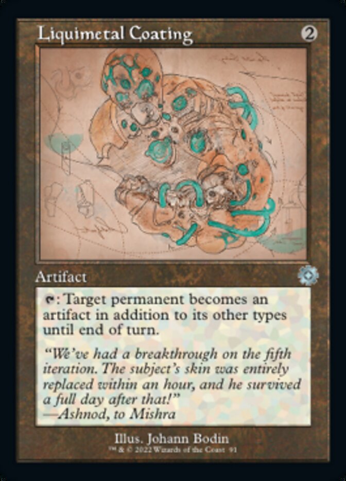 Liquimetal Coating (Retro Schematic) [The Brothers' War Retro Artifacts] | Local Legends
