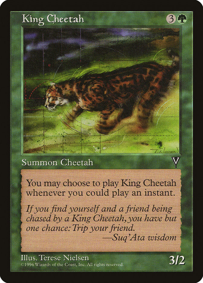 King Cheetah [Visions] | Golgari Games