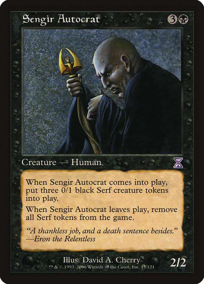 Sengir Autocrat [Time Spiral Timeshifted] | Local Legends