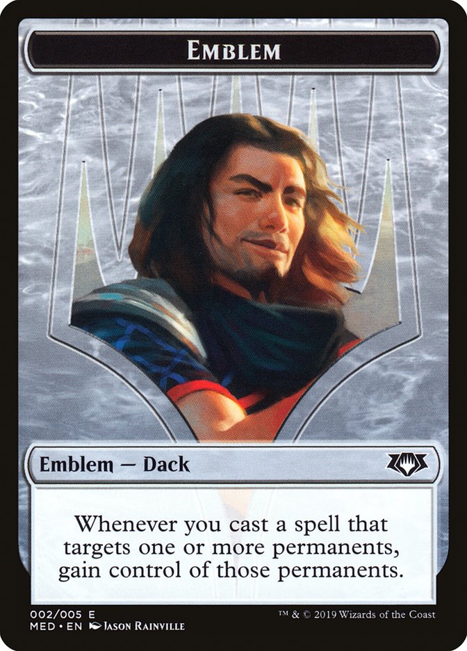 Dack Fayden Emblem [Mythic Edition Tokens] | Local Legends