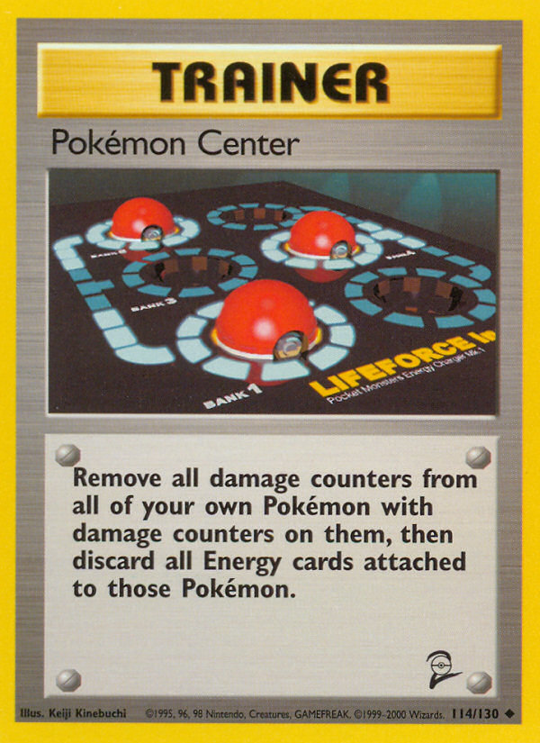 Pokemon Center (114/130) [Base Set 2] | Golgari Games