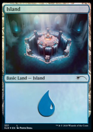 Island (Archaeology) (551) [Secret Lair Drop Promos] | Golgari Games