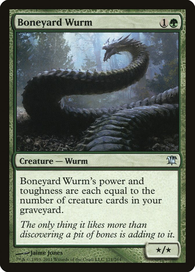 Boneyard Wurm [Innistrad] | Golgari Games