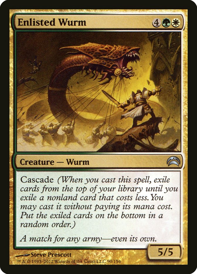 Enlisted Wurm [Planechase 2012] | Golgari Games