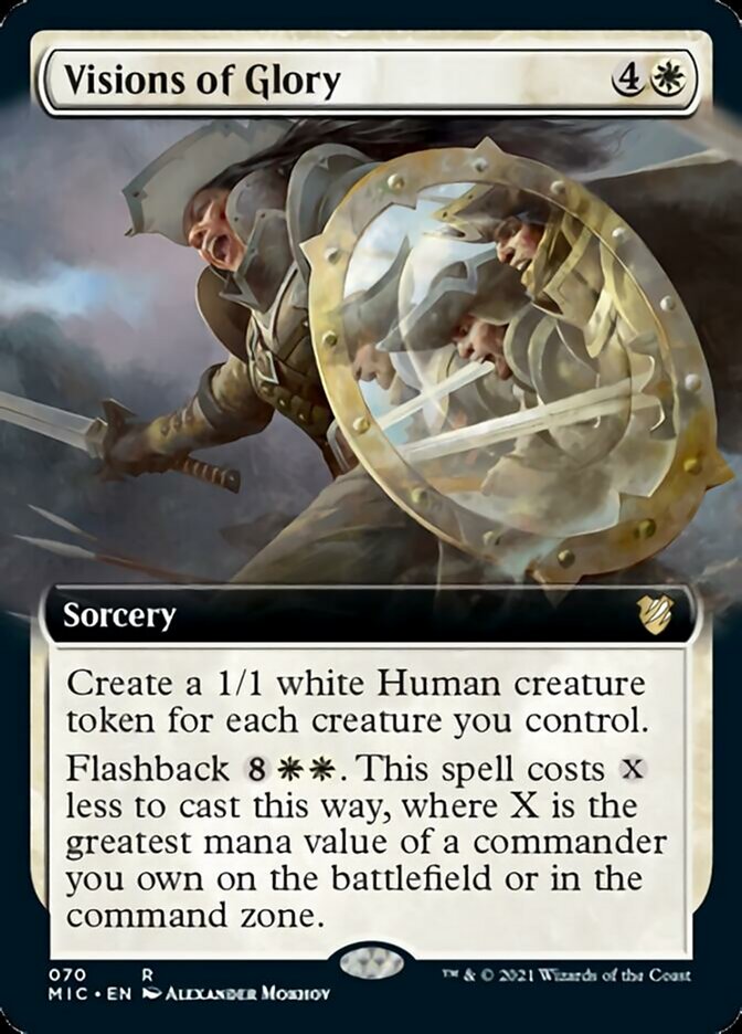 Visions of Glory (Extended Art) [Innistrad: Midnight Hunt Commander] | Local Legends