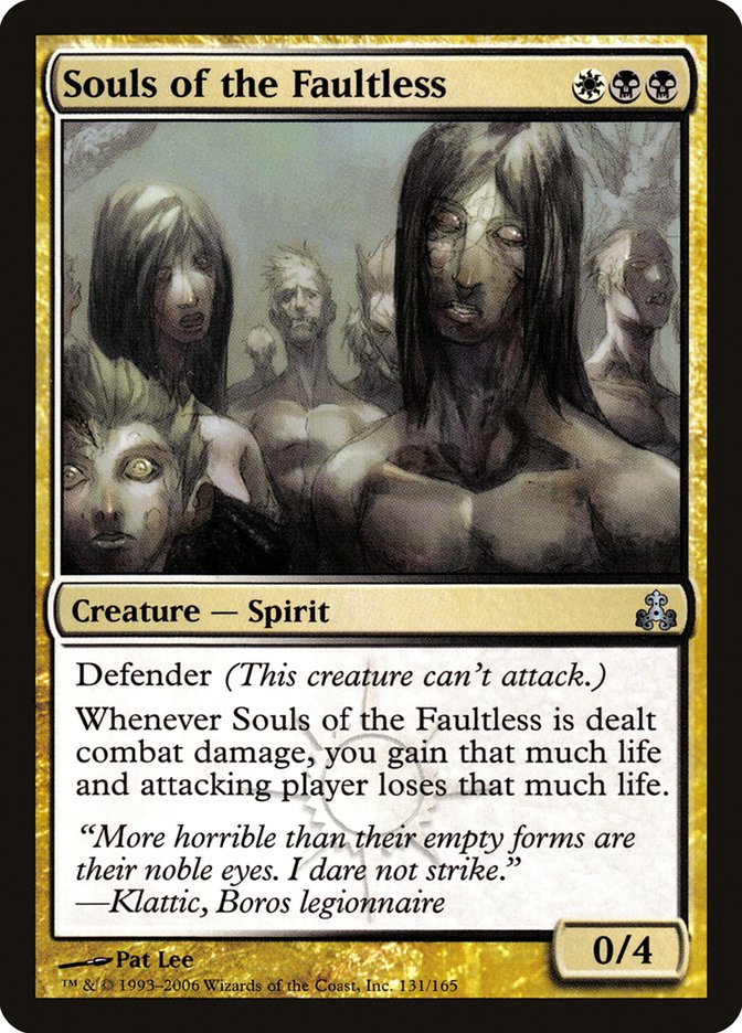 Souls of the Faultless [Guildpact] | Golgari Games