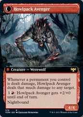 Ill-Tempered Loner // Howlpack Avenger (Extended Art) [Innistrad: Crimson Vow] | Golgari Games