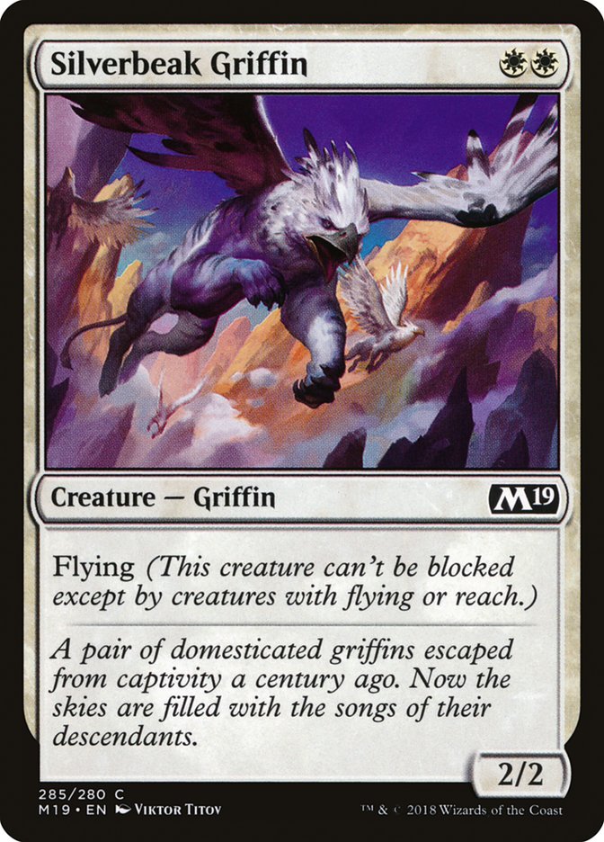 Silverbeak Griffin [Core Set 2019] | Golgari Games