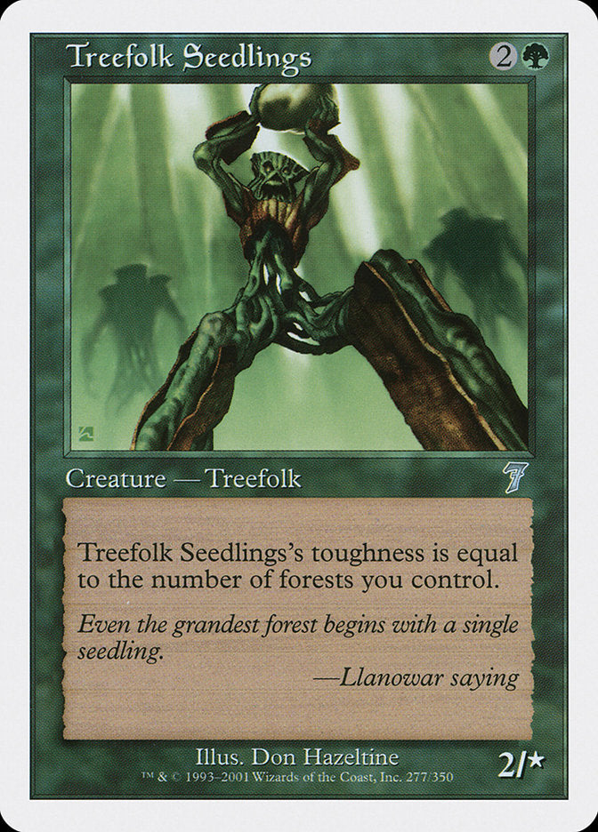 Treefolk Seedlings [Seventh Edition] | Local Legends