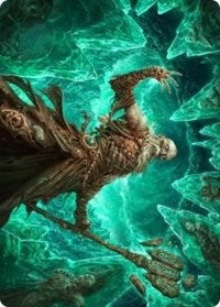 Draugr Necromancer Art Card [Kaldheim Art Series] | Golgari Games