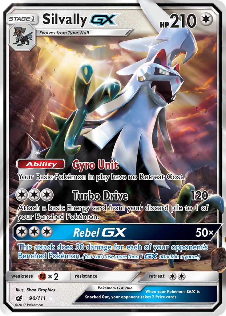 Silvally GX (90/111) [Sun & Moon: Crimson Invasion] | Golgari Games