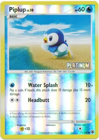 Piplup (71/100) [Burger King Promos: 2009 Collection] | Golgari Games