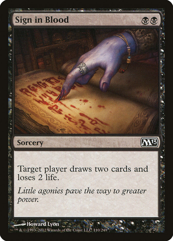 Sign in Blood [Magic 2013] | Local Legends