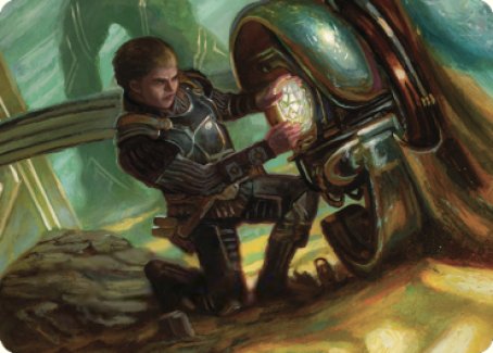 Urza, Powerstone Prodigy Art Card [The Brothers' War Art Series] | Golgari Games