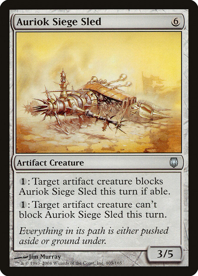 Auriok Siege Sled [Darksteel] | Golgari Games