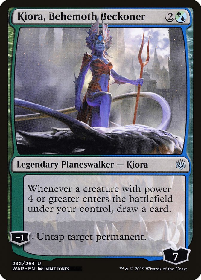 Kiora, Behemoth Beckoner [War of the Spark] | Golgari Games