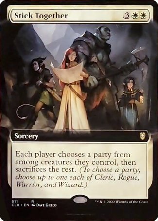 Stick Together (Extended Art) [Commander Legends: Battle for Baldur's Gate] | Local Legends