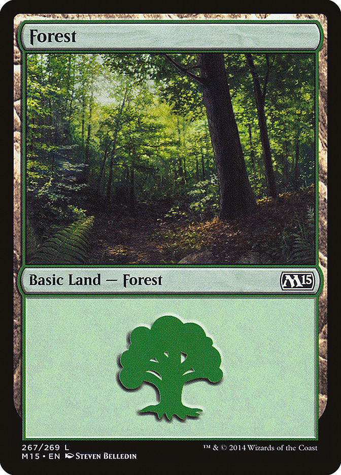 Forest (267) [Magic 2015] | Golgari Games