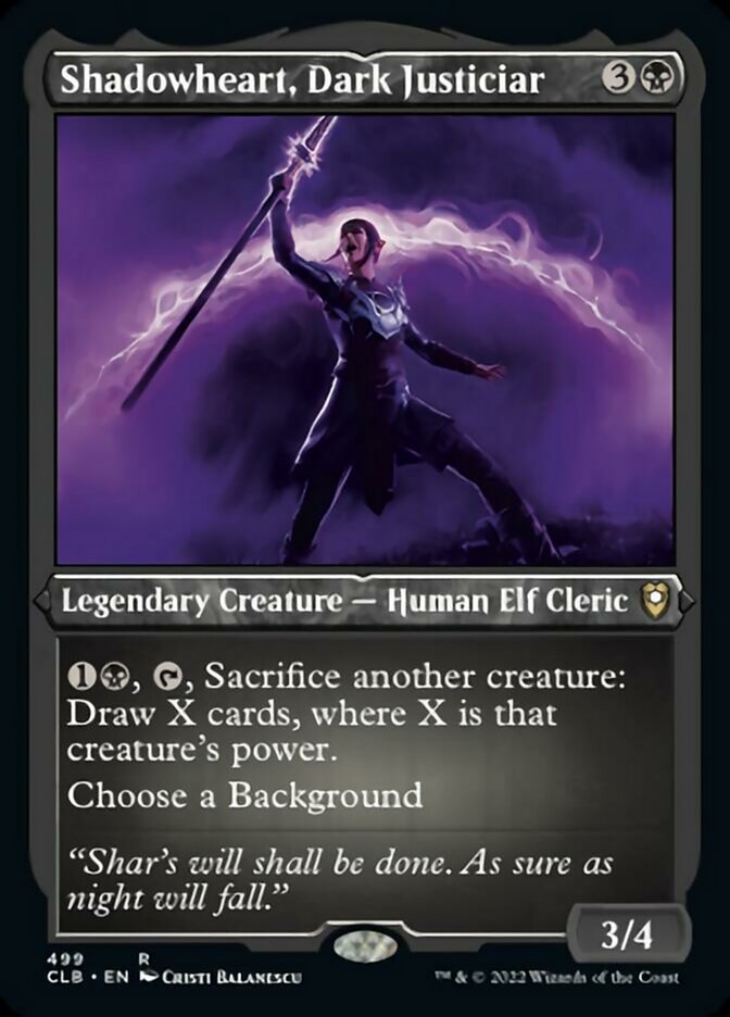 Shadowheart, Dark Justiciar (Foil Etched) [Commander Legends: Battle for Baldur's Gate] | Local Legends