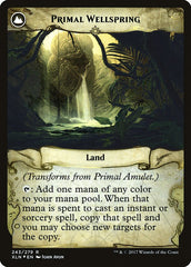Primal Amulet // Primal Wellspring [Ixalan Prerelease Promos] | Local Legends