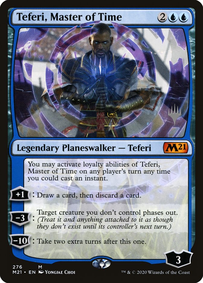 Teferi, Master of Time (Promo Pack) (276) [Core Set 2021 Promos] | Golgari Games