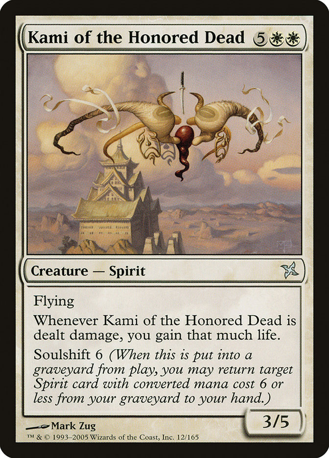 Kami of the Honored Dead [Betrayers of Kamigawa] | Golgari Games