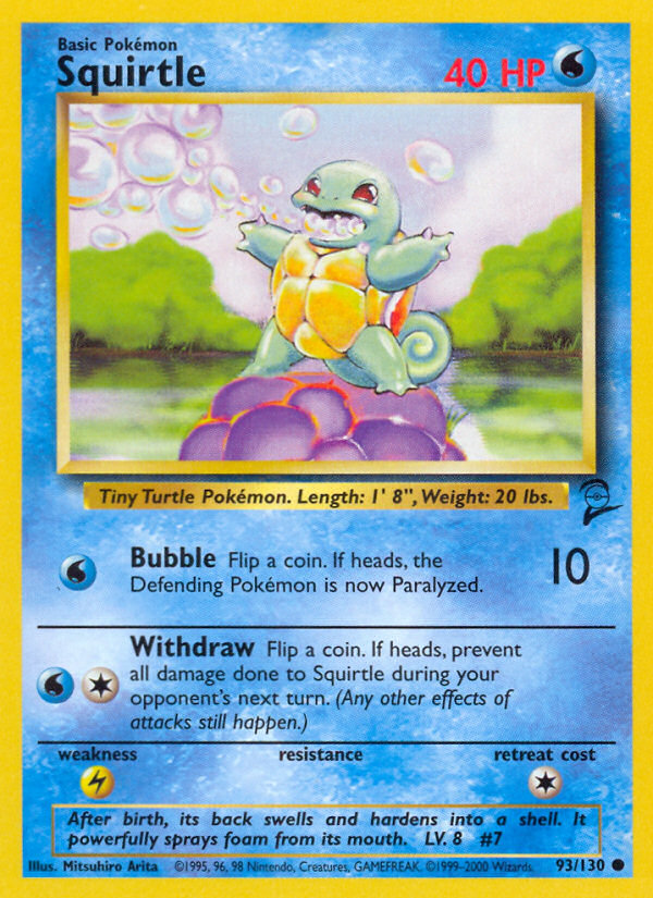 Squirtle (93/130) [Base Set 2] | Golgari Games