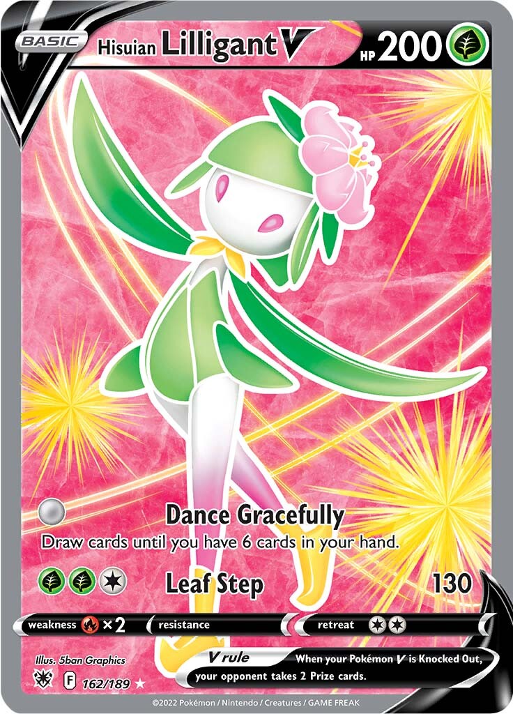 Hisuian Lilligant V (162/189) [Sword & Shield: Astral Radiance] | Golgari Games