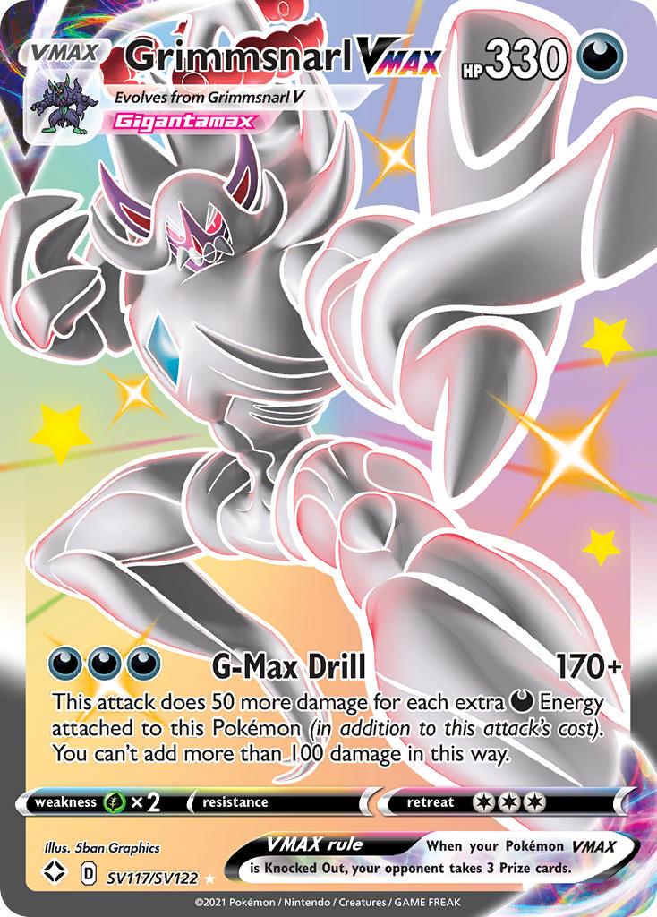 Grimmsnarl VMAX (SV117/SV122) [Sword & Shield: Shining Fates] | Local Legends