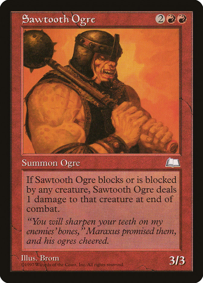 Sawtooth Ogre [Weatherlight] | Golgari Games