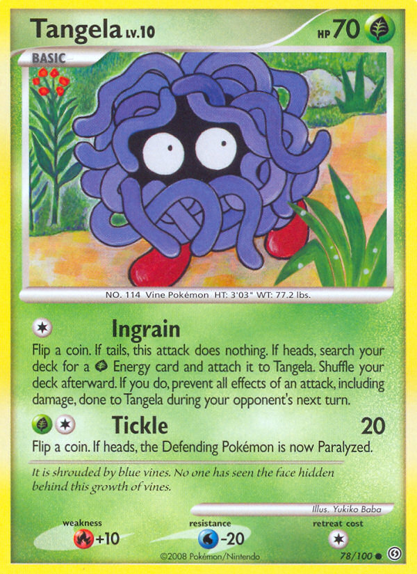 Tangela (78/100) [Diamond & Pearl: Stormfront] | Golgari Games