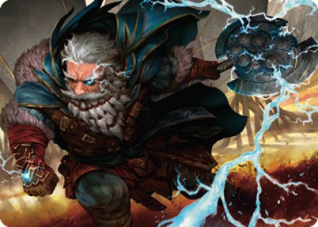 Electrostatic Infantry Art Card [Dominaria United Art Series] | Local Legends