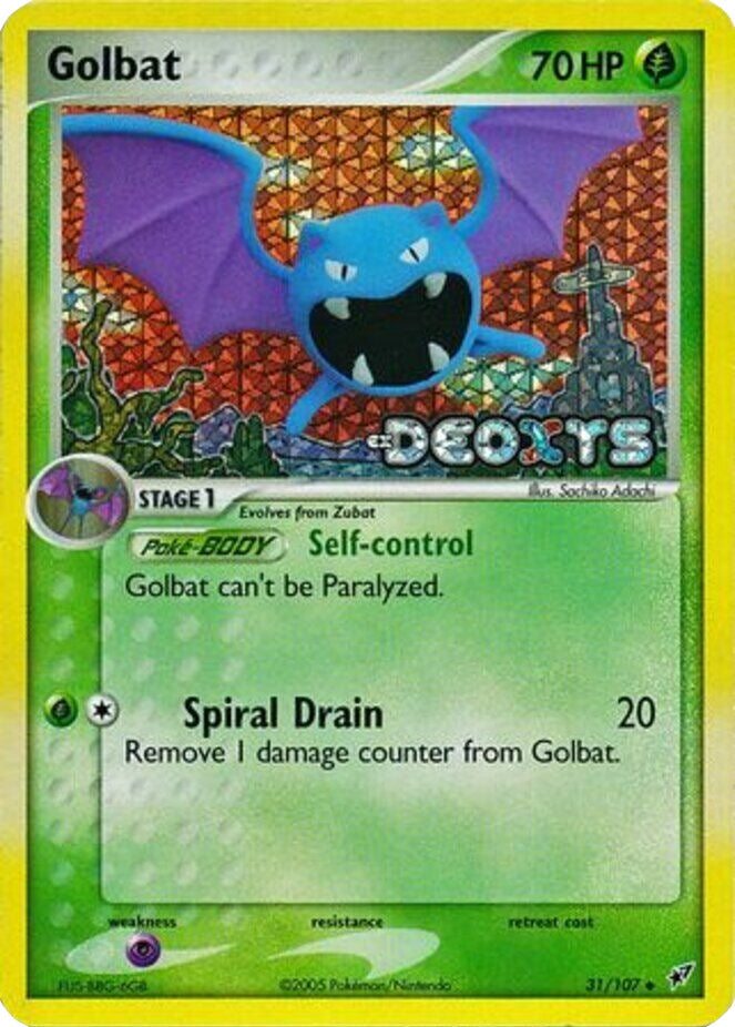 Golbat (31/107) (Stamped) [EX: Deoxys] | Golgari Games